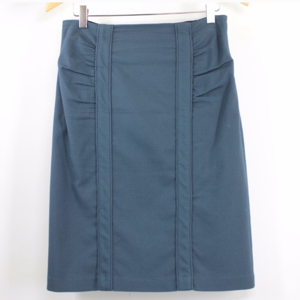 Nanette Lepore Pencil Skirt High Waist Ruched